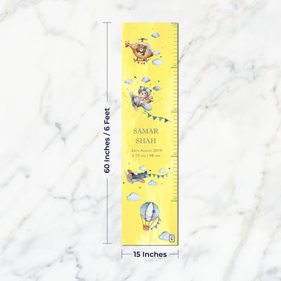 Teddy's Flight Height Chart