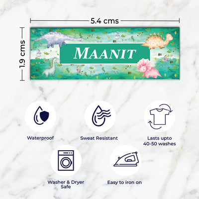 Dinoland Iron on Labels - set of 30