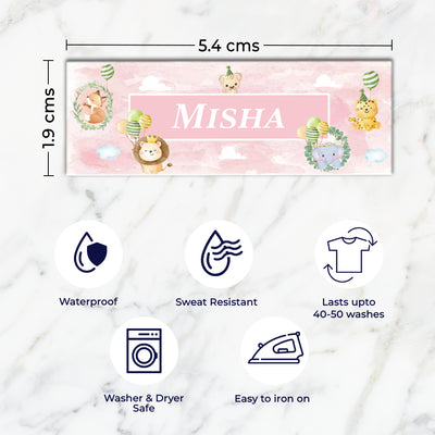 Safari Soiree Iron on Labels - set of 30