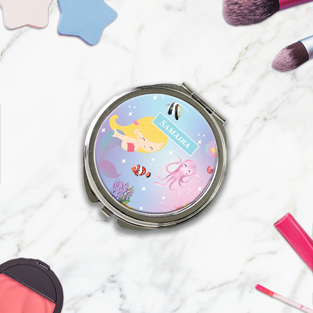 Lil Mermaid Kids Compact Mirror