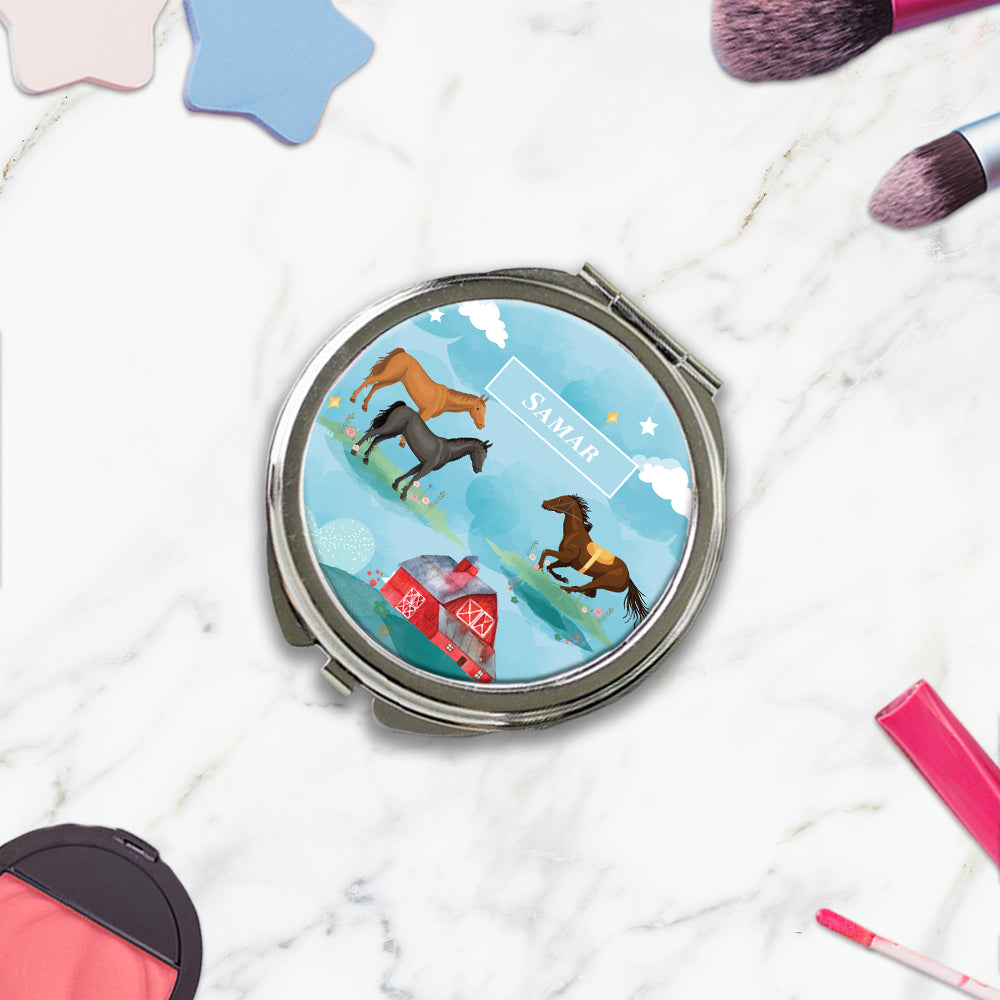 Lil Forest Friends Kids Compact Mirror