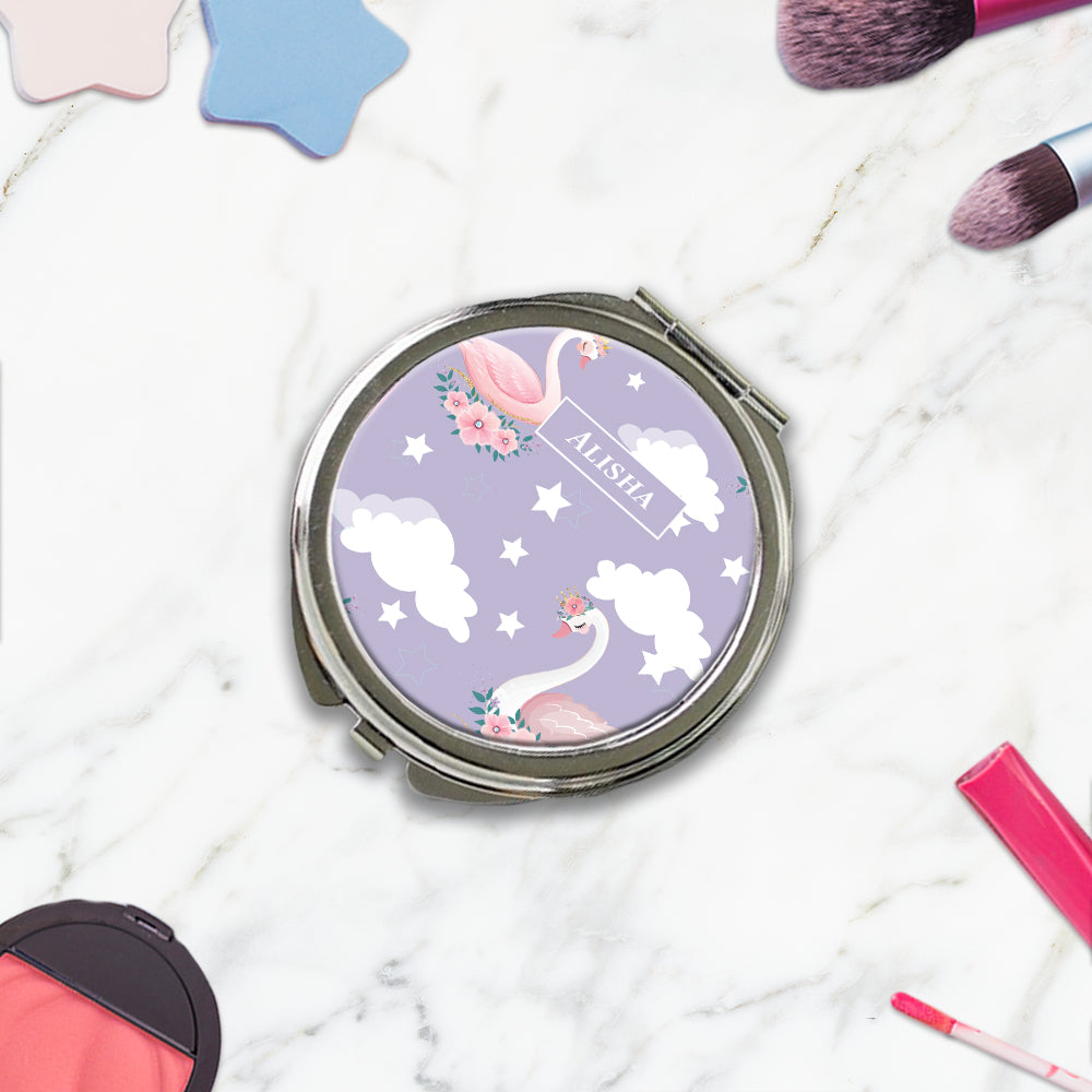 Swan Princess Kids Compact Mirror