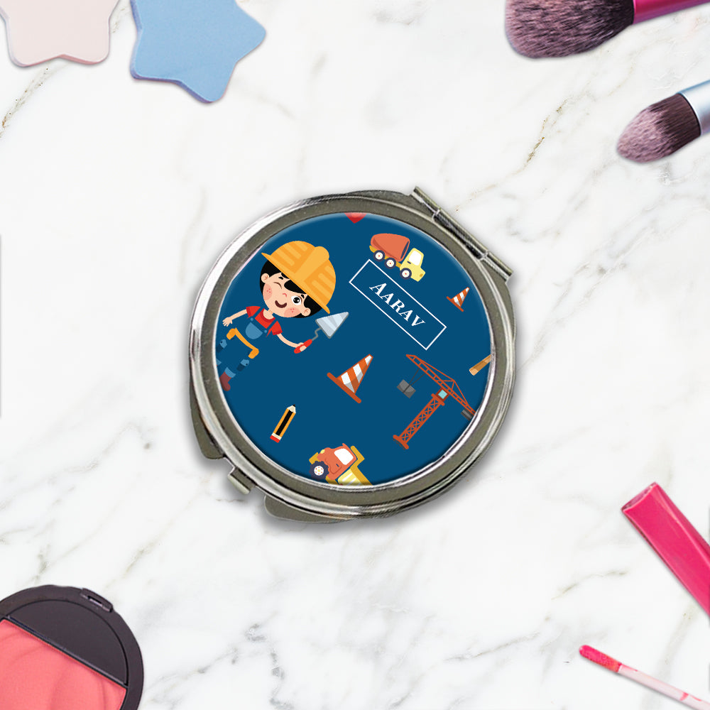 Little Builder Kids Compact Mirror