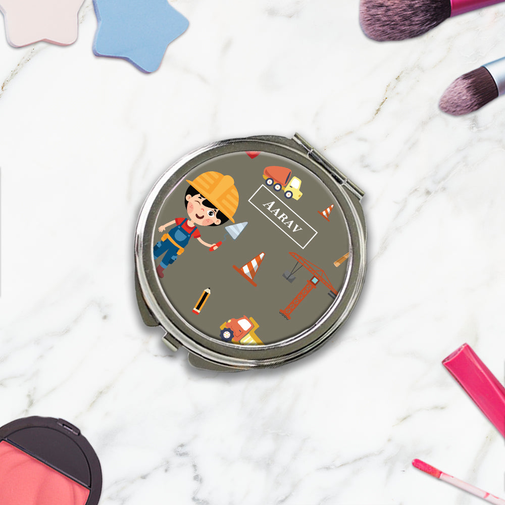 Little Builder Kids Compact Mirror