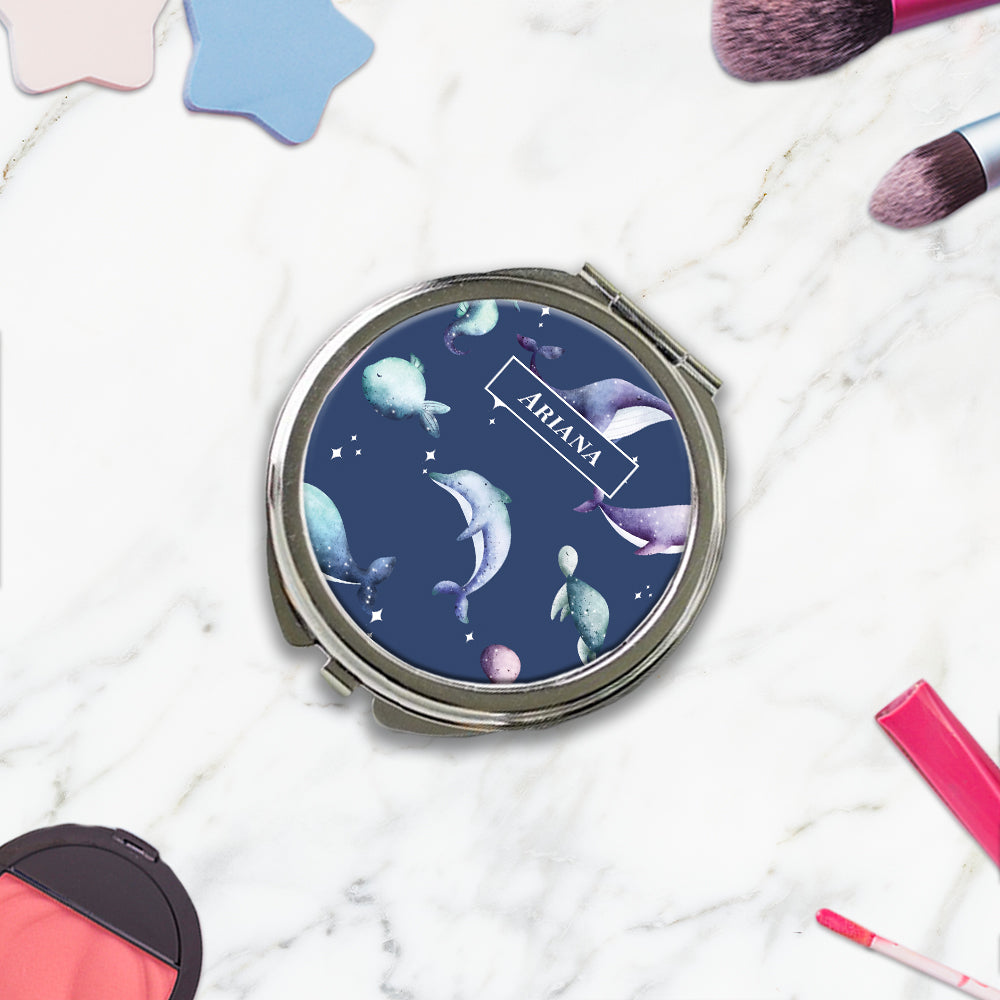 Midnight Ocean Kids Compact Mirror