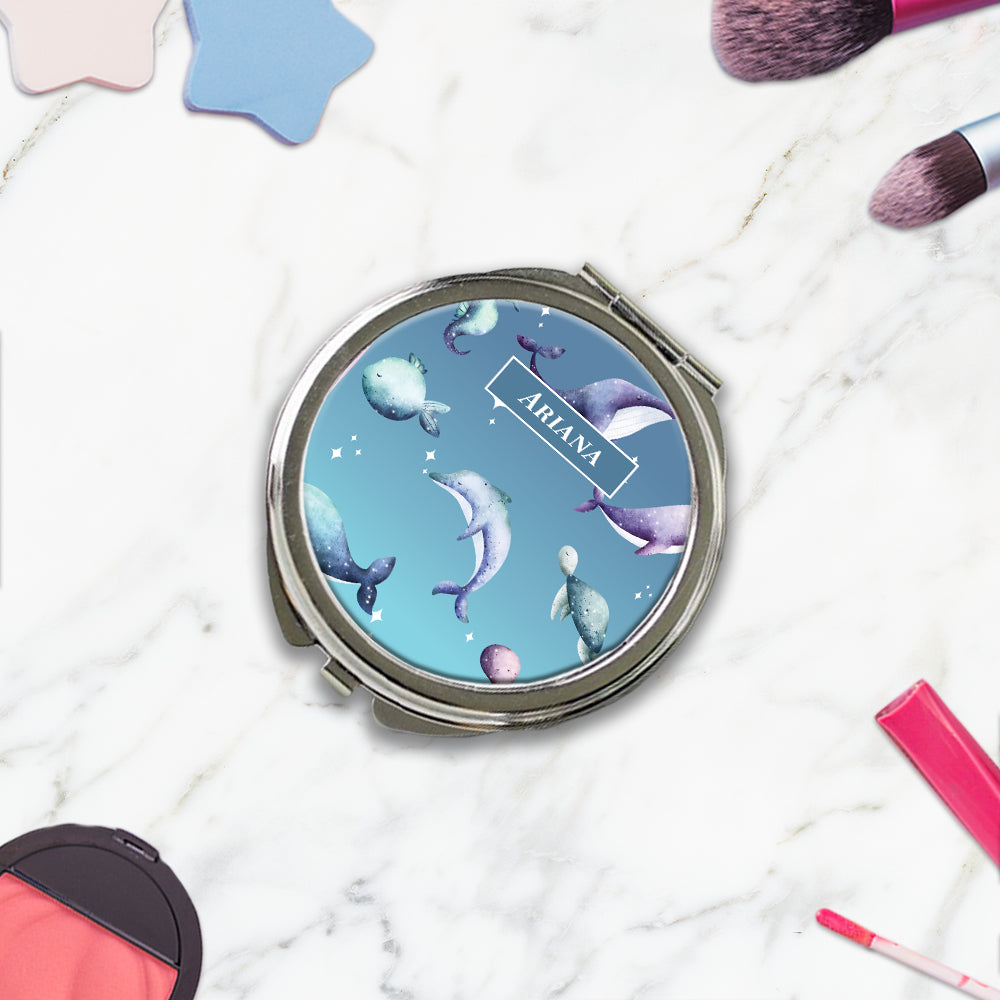 Midnight Ocean Kids Compact Mirror