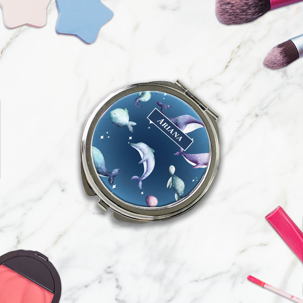 Midnight Ocean Kids Compact Mirror