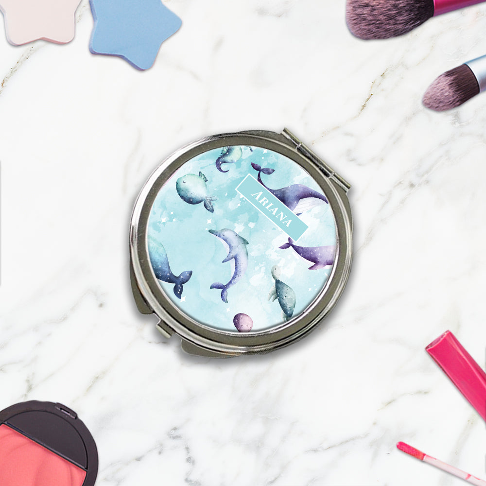 Midnight Ocean Kids Compact Mirror