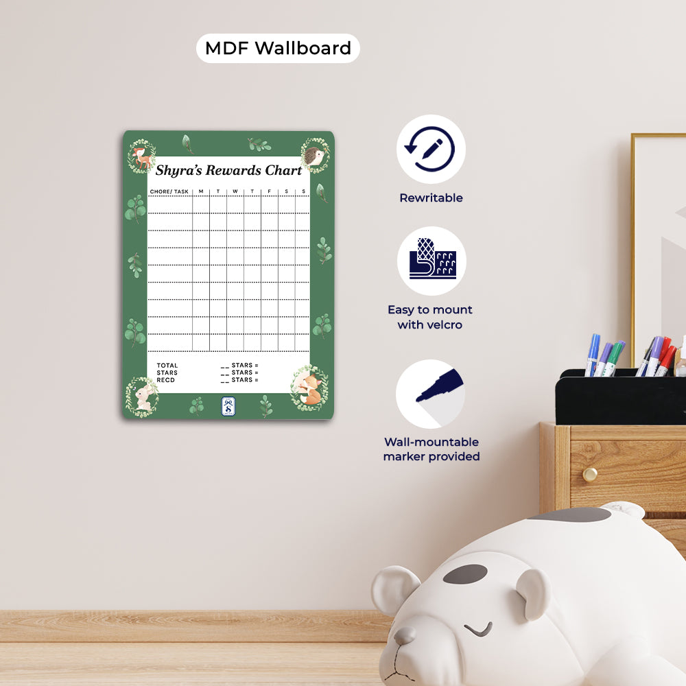 Woodland Wonders Kids Reward Chart