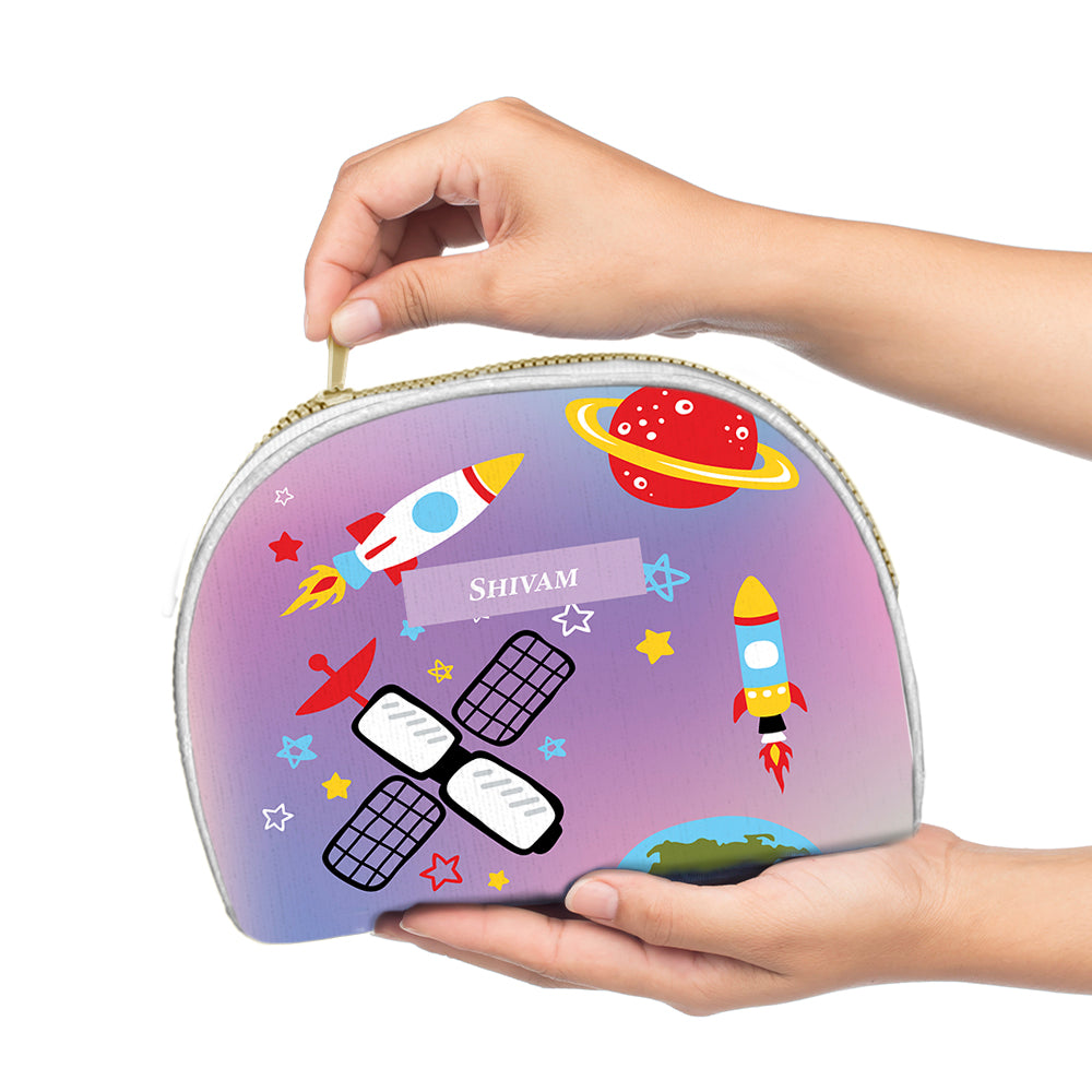 Space Satellites Kids Pouch