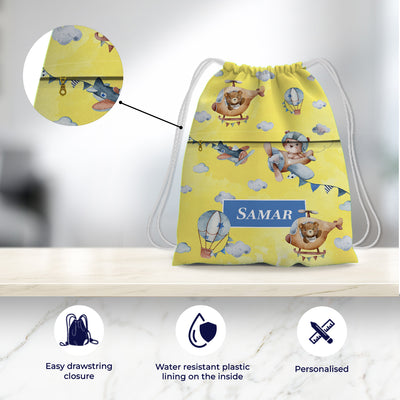 Teddy's Flight Swim Bag