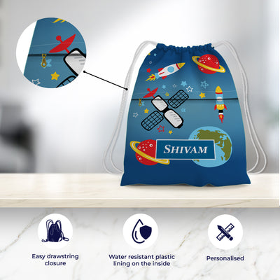 Space Satellites Swim Bag