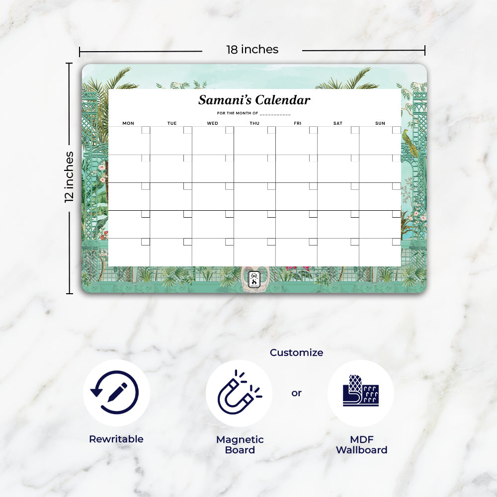 French Garden SerreFleurie Calendar