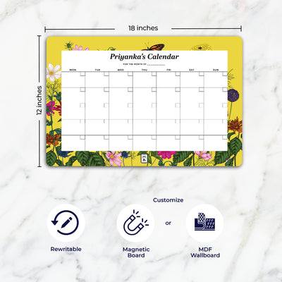 Floral Flutter Calendar