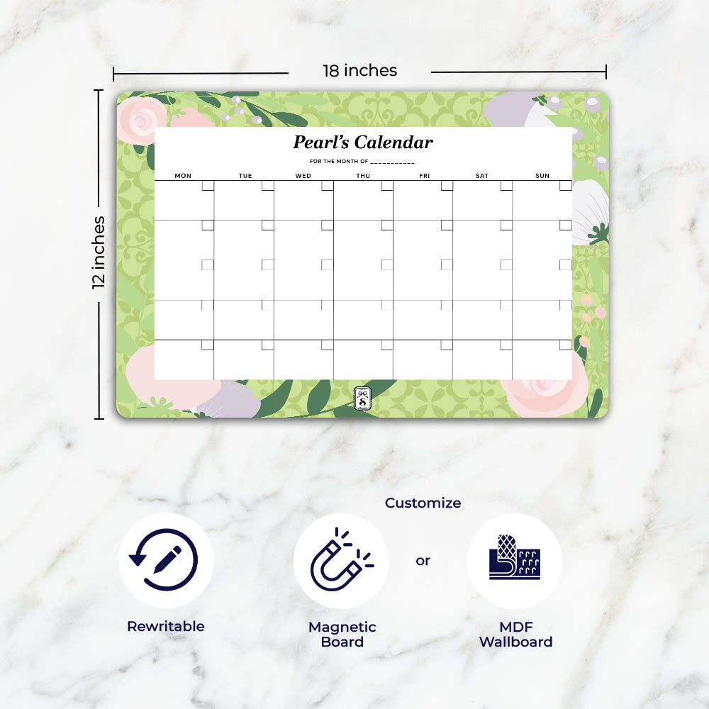 Royal Bloom Calendar