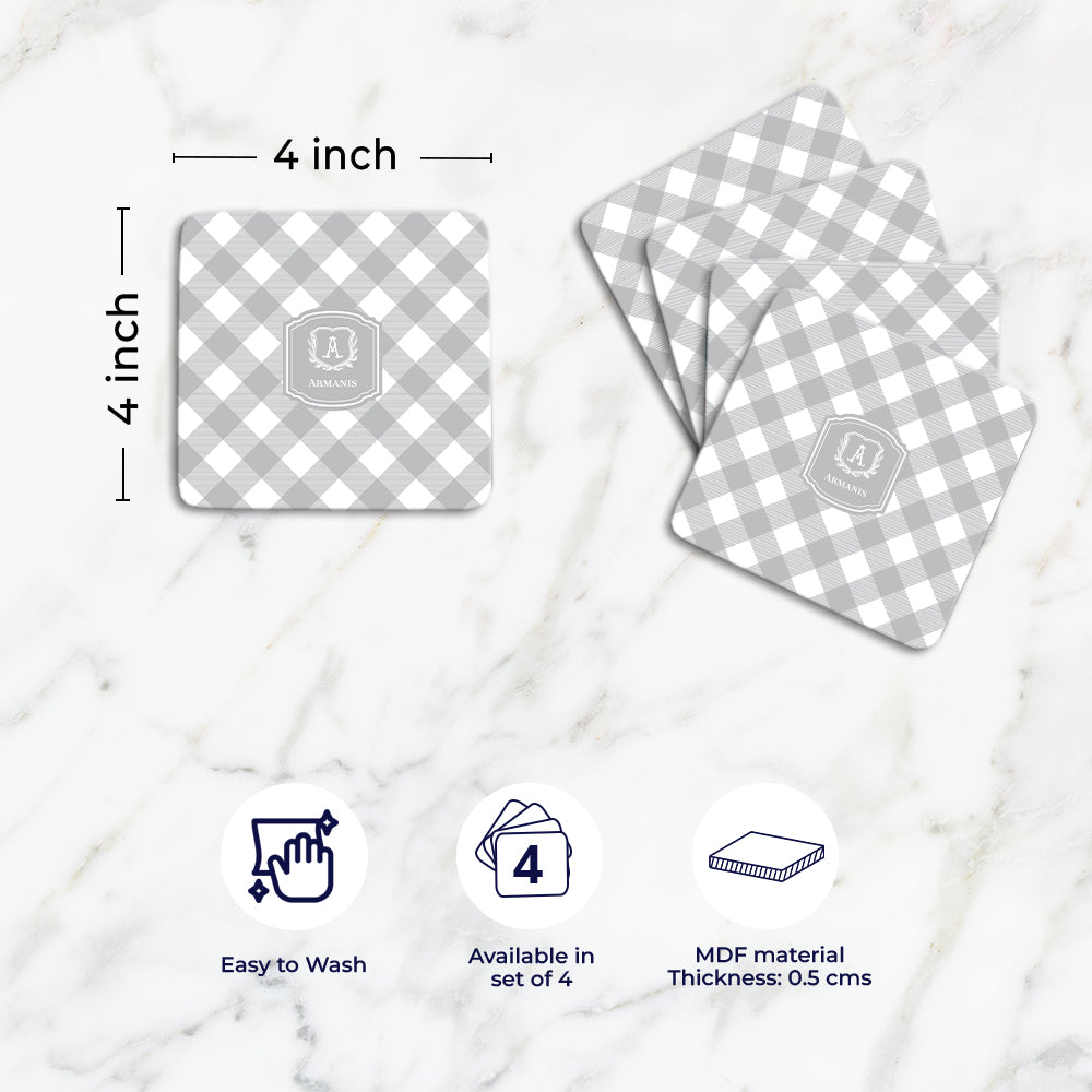 Gingham  Coasters