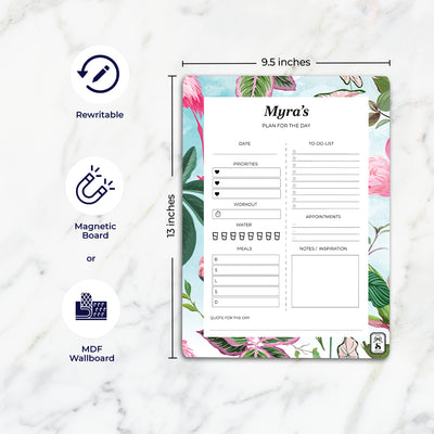 Flamingo Foliage Daily Planner