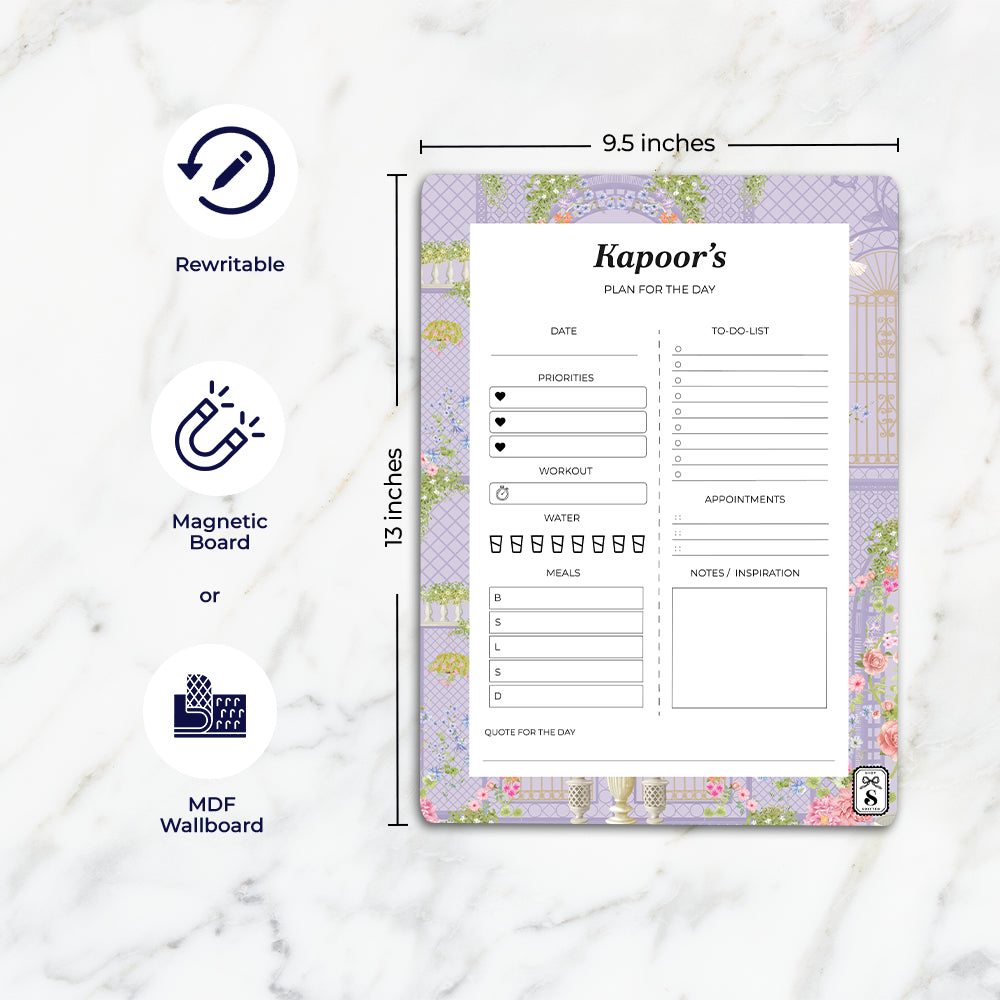 Secret Garden Daily Planner