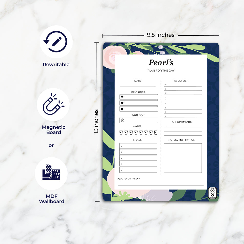 Royal Bloom Daily Planner