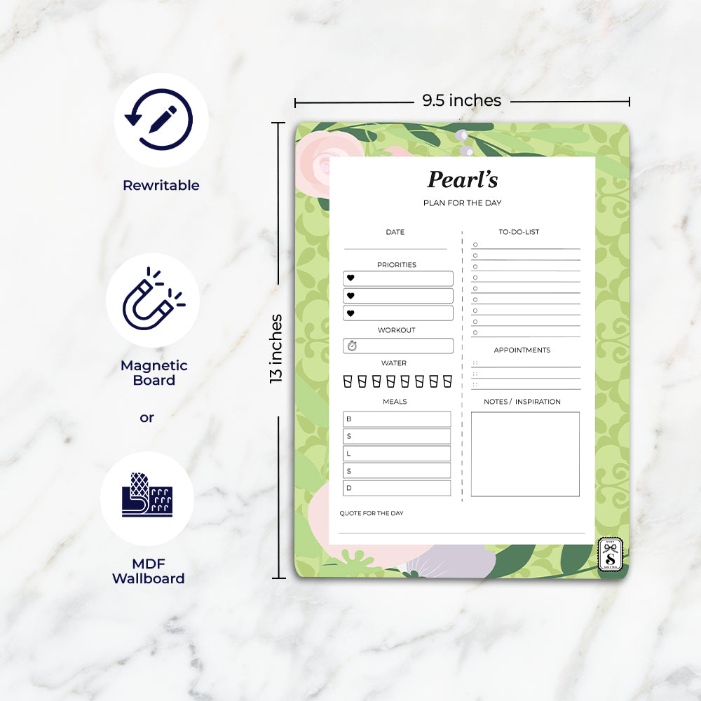 Royal Bloom Daily Planner