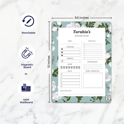 Peonies Daily Planner