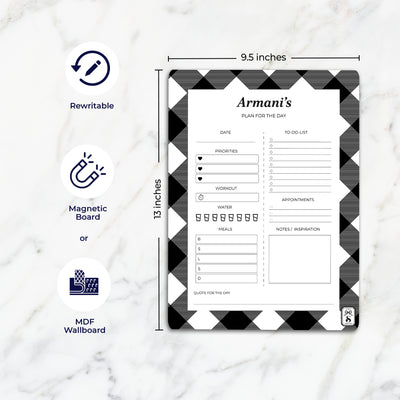 Gingham  Daily Planner
