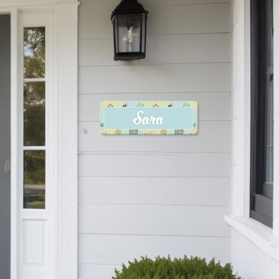 Bahaar Jaroka Name Plate - Petite