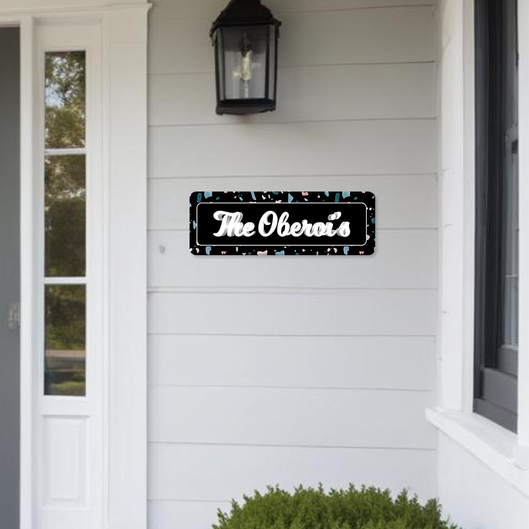 Terrazzo Name Plate - Petite