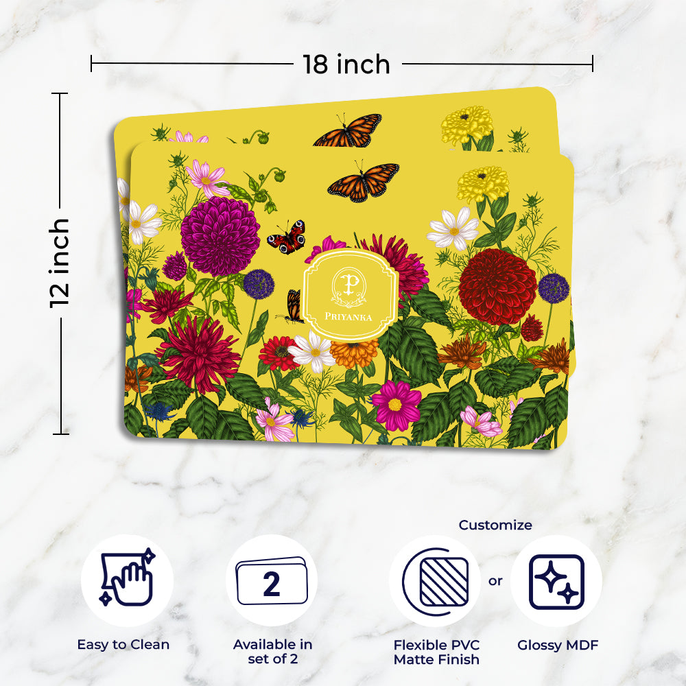 Floral Flutter Placemat