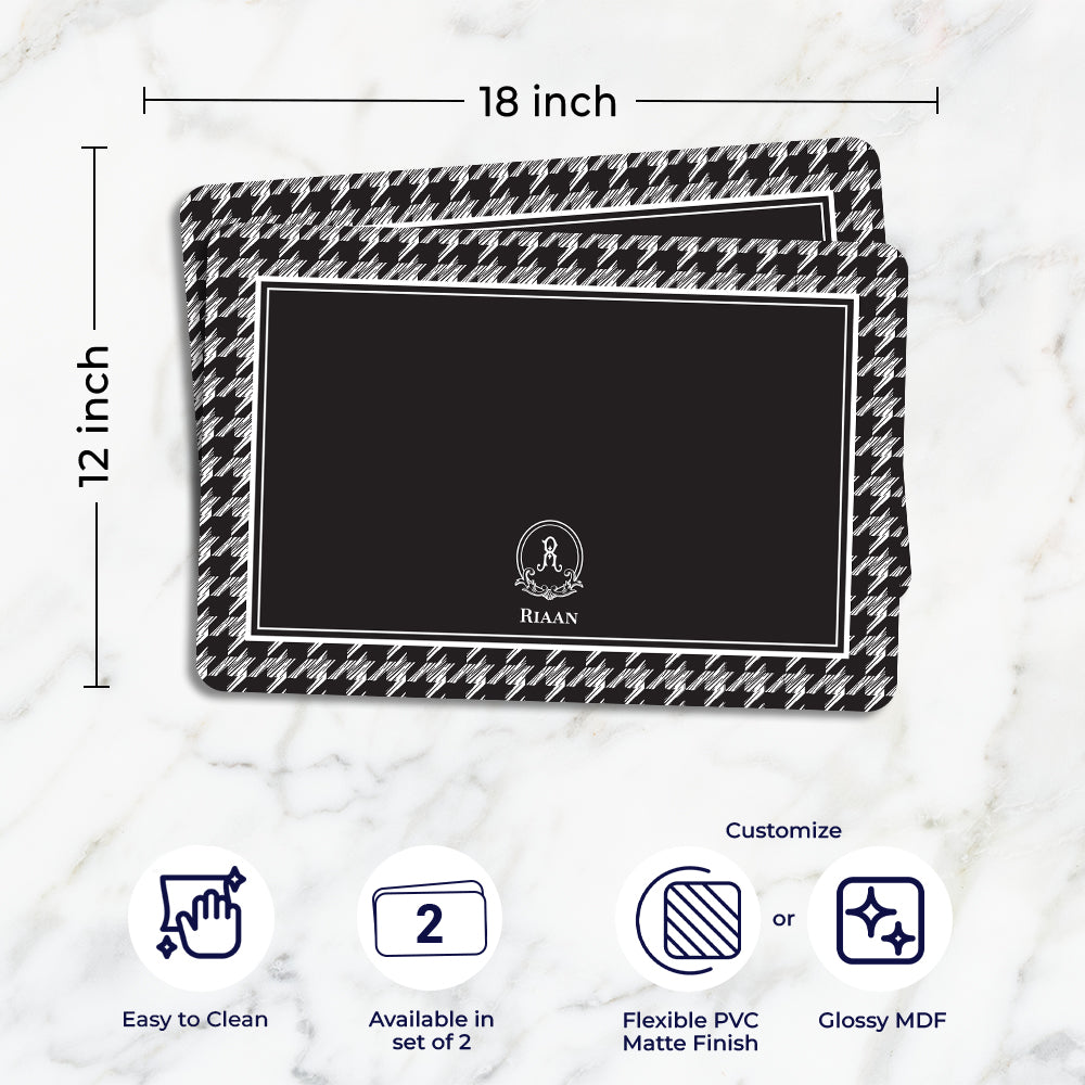 Houndstooth Placemat