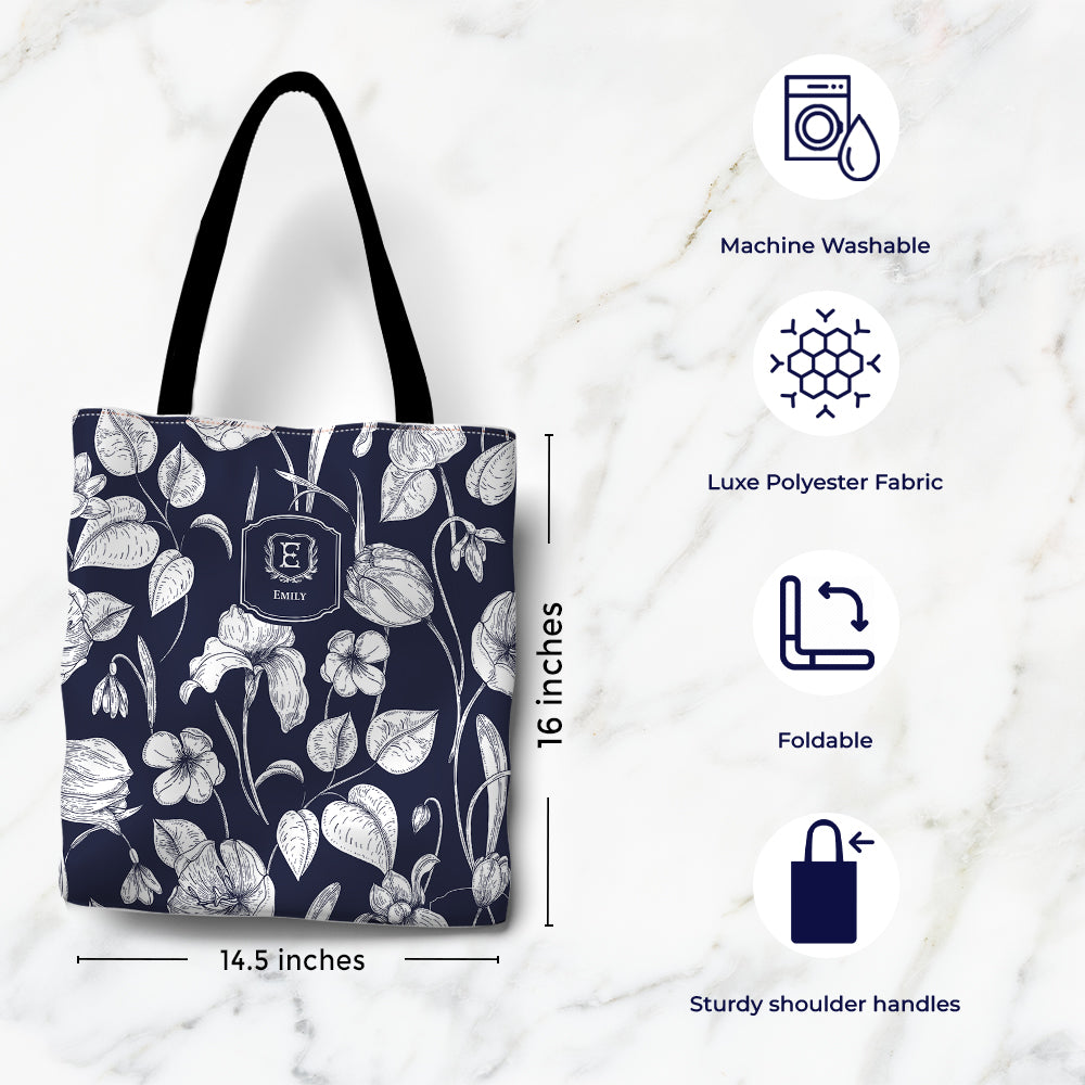 Ink Botanica Tote Bag