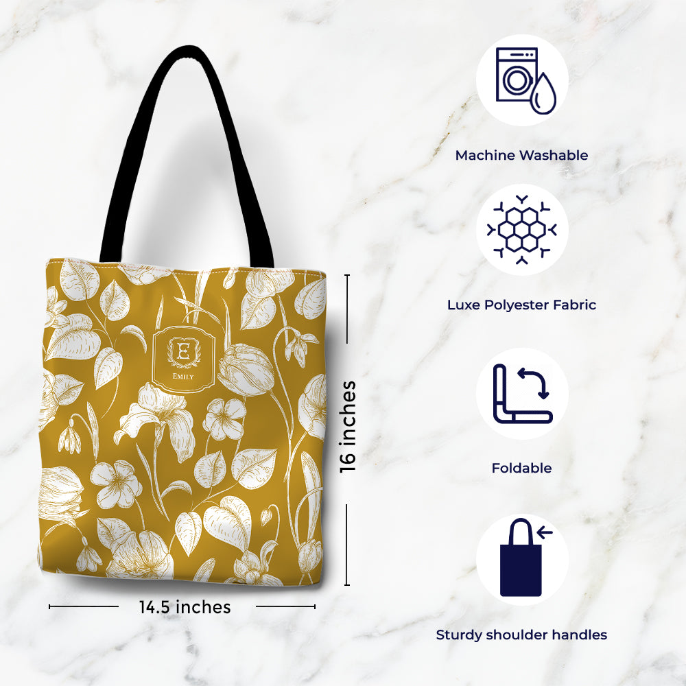 Ink Botanica Tote Bag