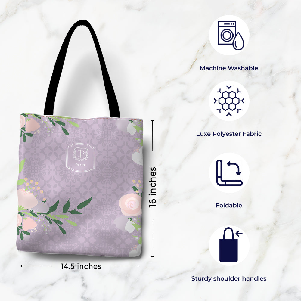 Royal Bloom Tote Bag