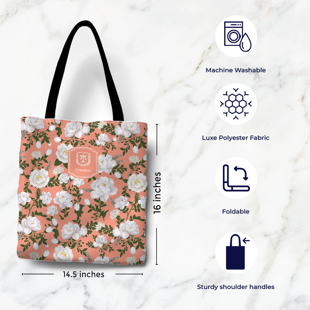 Peonies Tote Bag