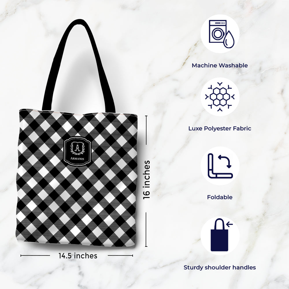 Gingham  Tote Bag