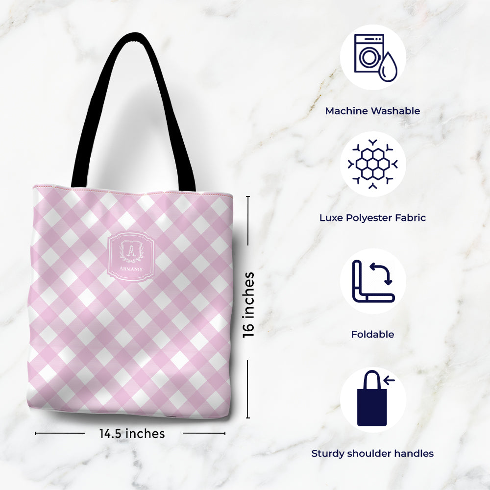 Gingham  Tote Bag