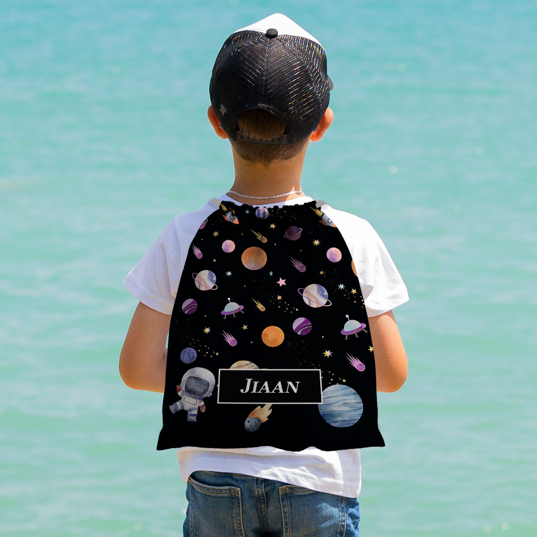 Lil Astronaut Drawstring Bag (kids)