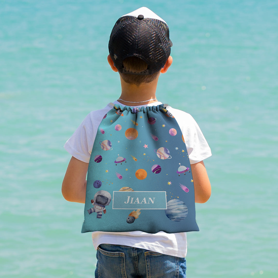 Lil Astronaut Drawstring Bag (kids)