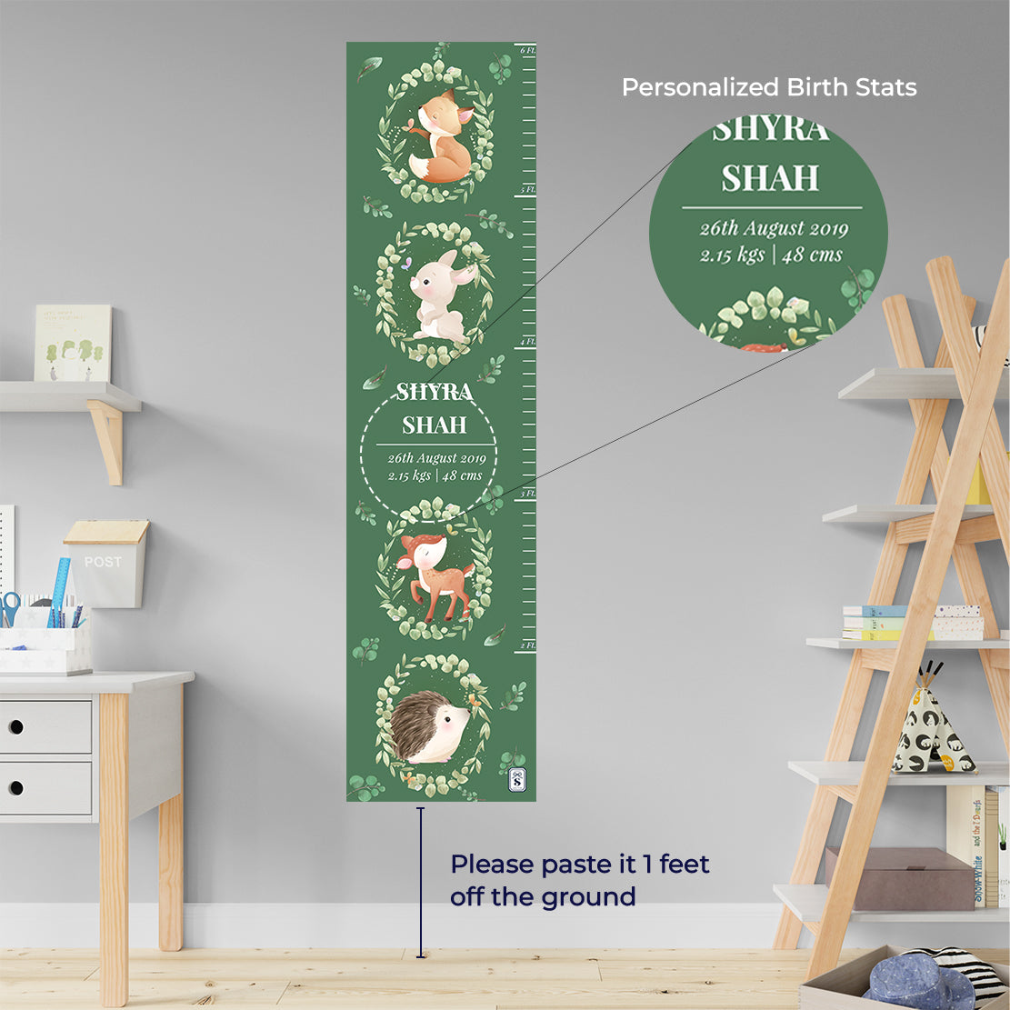 Woodland Wonders Height Chart (kids)