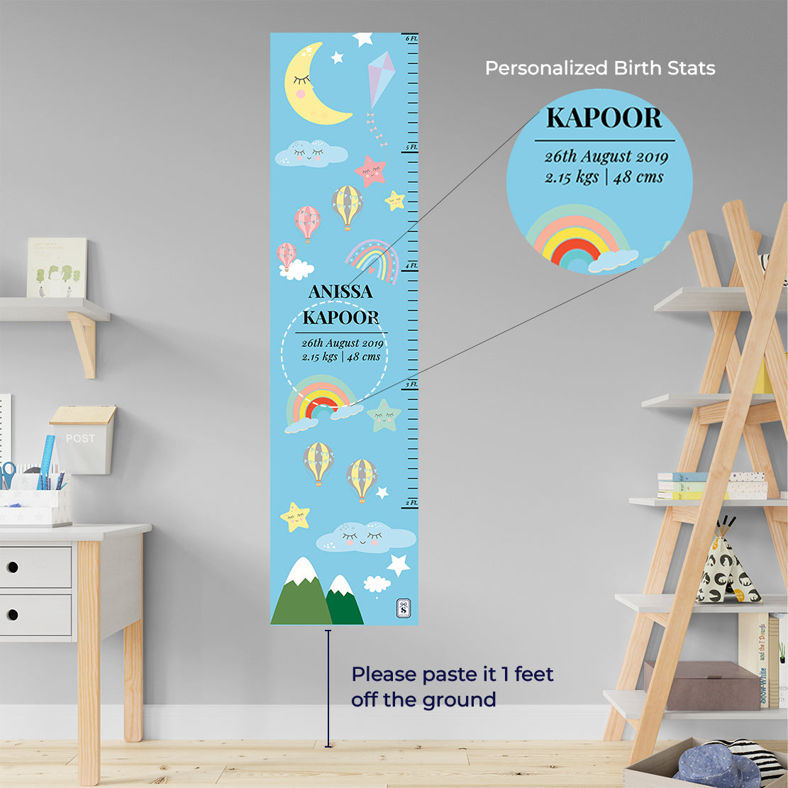 Rainbow Magic Height Chart (kids)