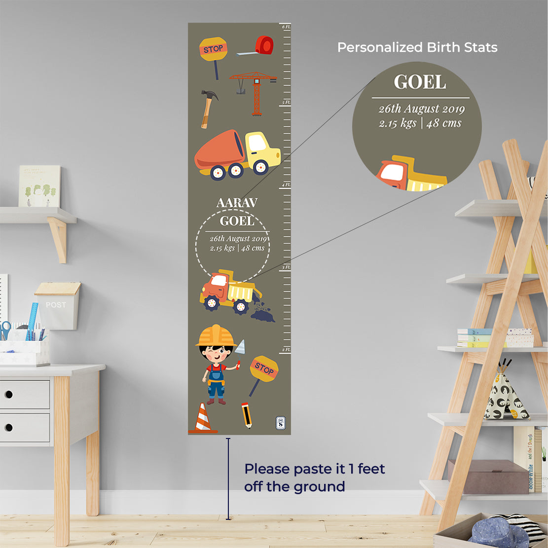 Little Builder Height Chart (kids)