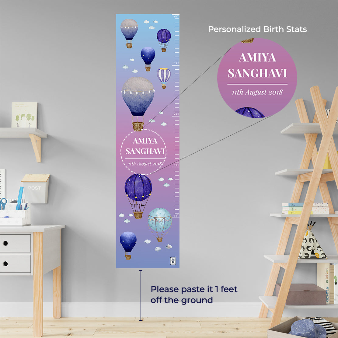 Night Flight Height Chart (kids)