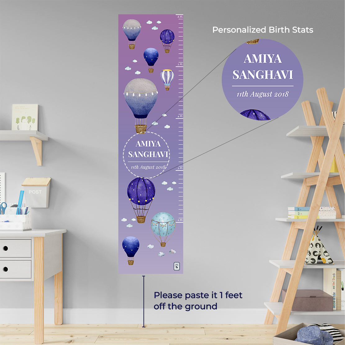 Night Flight Height Chart (kids)