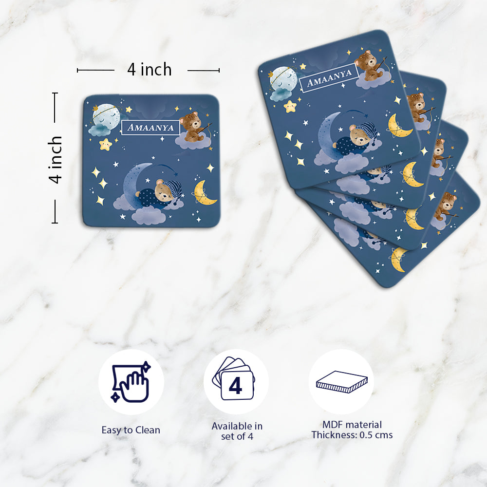 Moonlight Snuggles Coasters (kids)