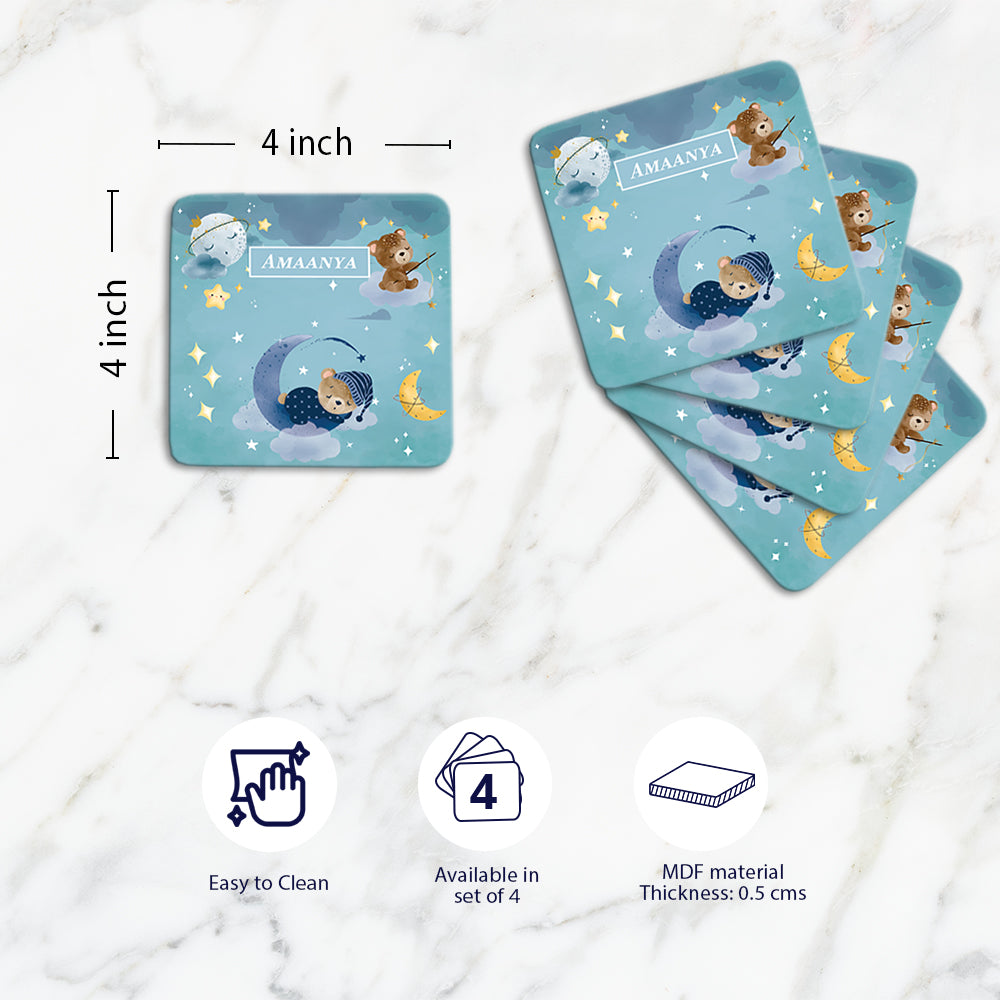 Moonlight Snuggles Coasters (kids)