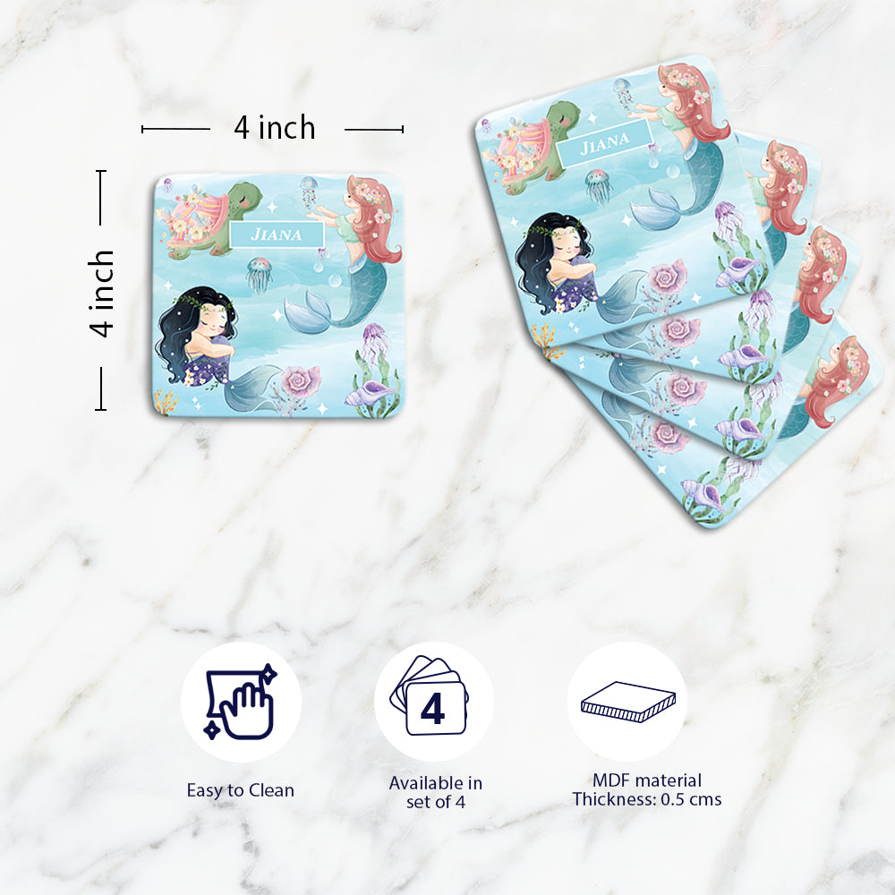 Mermaid Magic Coasters (kids)