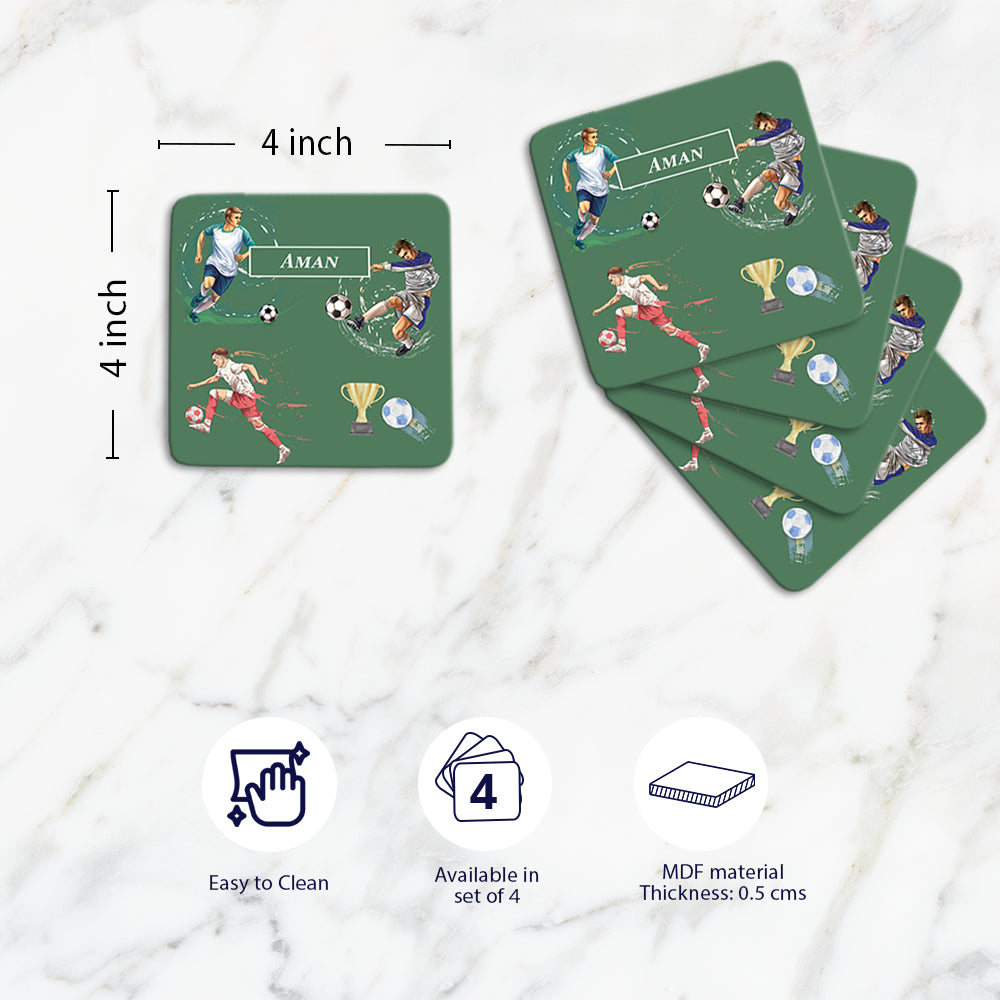 Football Fever Coasters (kids)