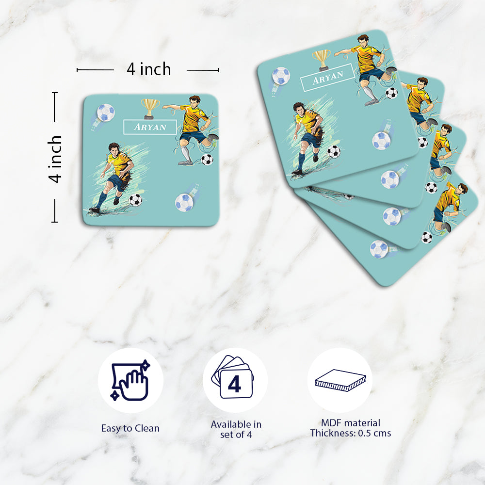 Football Fever Coasters (kids)