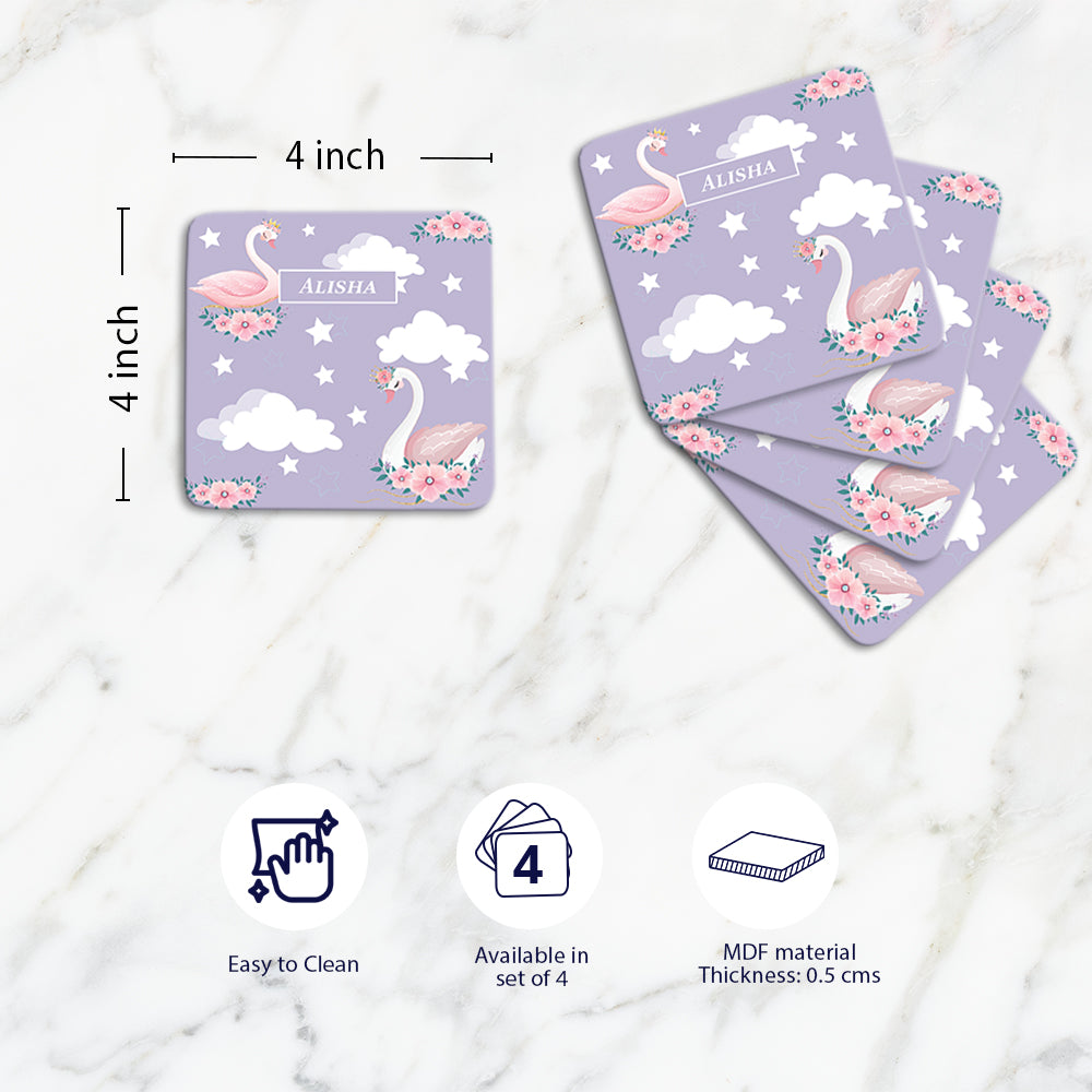 Swan Princess Coasters (kids)