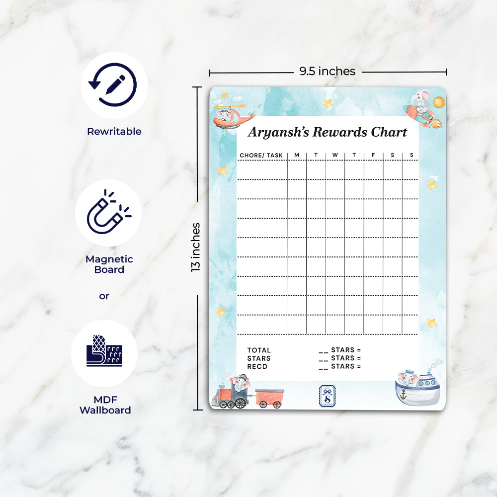 Captain Ellie Kids Reward Chart